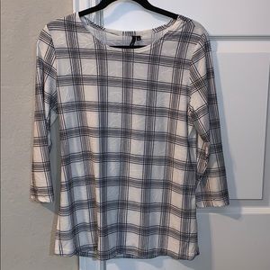 cute textured soft top with pattern